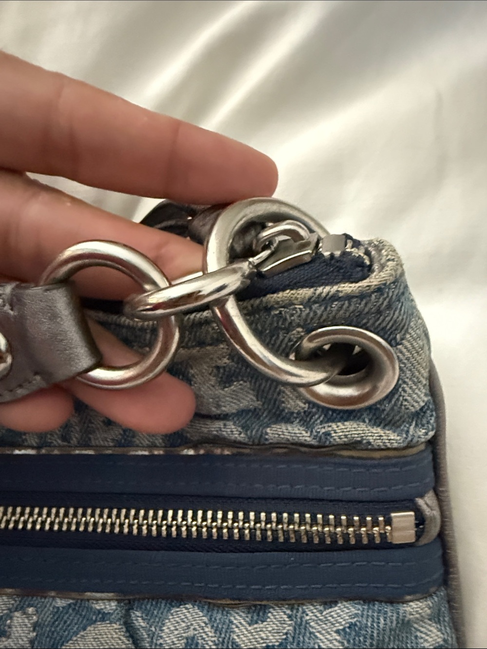 COACH POPPY DENIM EST. 1941 SHOULDER BAG - Picture 15 of 17